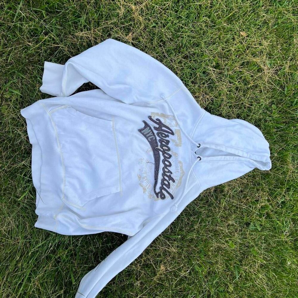 Aeropostale Men's White Hoodie